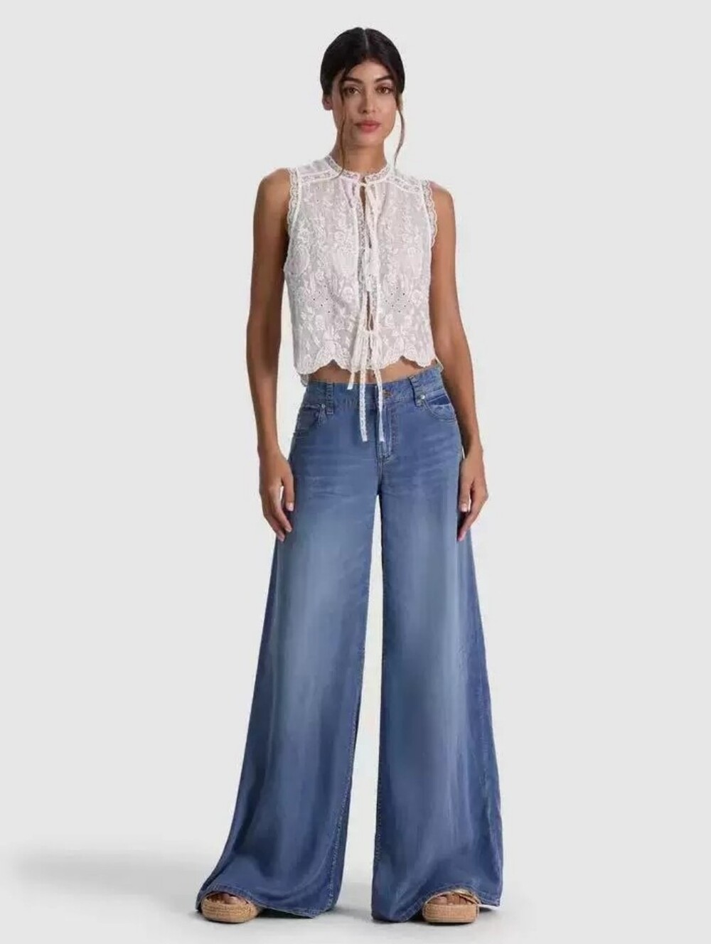 Alice + Olivia SIDNEY JEAN In FLORENCE VINTAGE BLUE